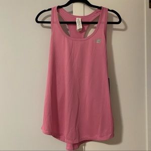 New Balance workout racerback tank top in pink, size L ✨